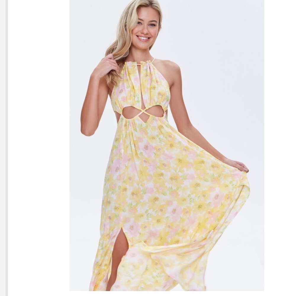 Yellow maxi dress!